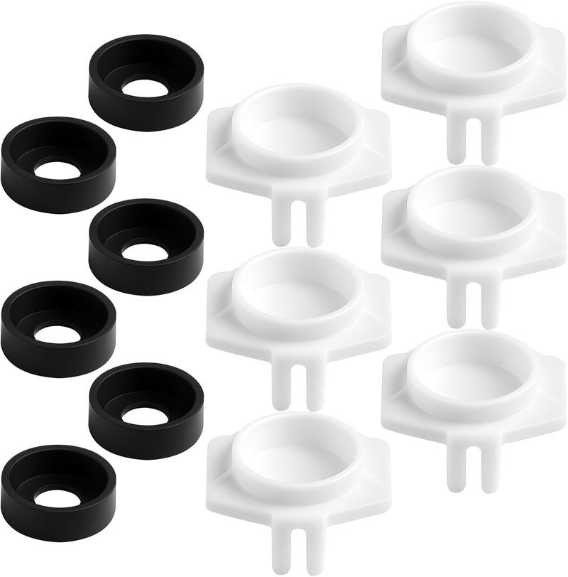 Pretwad 6 Sets 101237 Tub Spout Repair Kit - Moen-3800 Cup Seal & Diverter Gate Replacement Set for Plumbing Fixture & Faucet, 3800 Tub Spout Diverter Repair Kit for Bathtub/Shower Faucet - Image 1